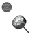 G23 Titanium Round CZ Jewelled Threadless Push-fit Top