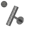 G23 Titanium CZ Jewelled Push-Fit Flatback Stud