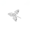 G23 Titanium Trinity Marquise Crystal Threadless Labret Accessory Top