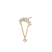 G23 Titan Baguette Arc Kette Drop Gewindeloser Labret Aufsatz