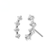 G23 Titanium Four CZ Cluster Threadless Labret Accessory Top