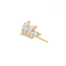 G23 Titanium Marquise CZ Butterfly Threadless Labret Accessory Top