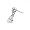 G23 Titanium Duo Marquise CZ Drop Threadless Labret Accessory Top