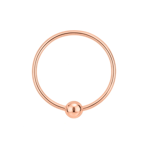925 Sterling Silver 22G (0.6mm) BCR Nose Ring