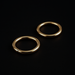9K Gold Classic Hinged Segment Clicker Ring - Monster Piercing
