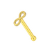 9K Gold Infinity Sign Nose Bone - Monster Piercing