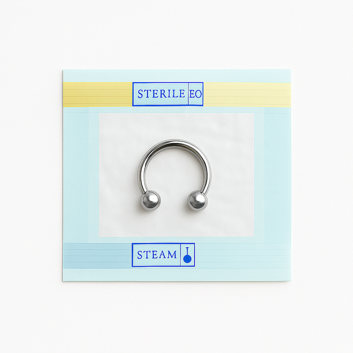 EO Gas Sterilised 316L Surgical Steel Circular Barbell - Monster Piercing
