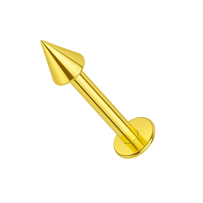 316L Surgical Steel Internally Threaded Cone Top Labret Stud