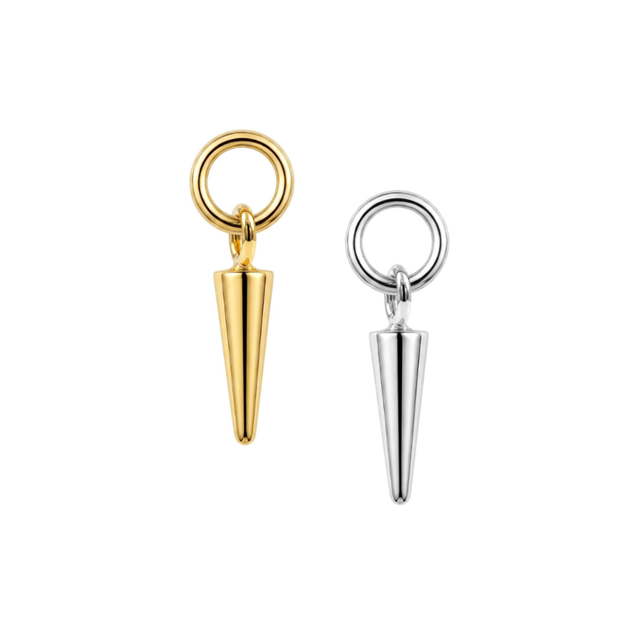 316L Surgical Sleek Spike Dangle Clicker Charm