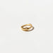 Gold ring with diamond