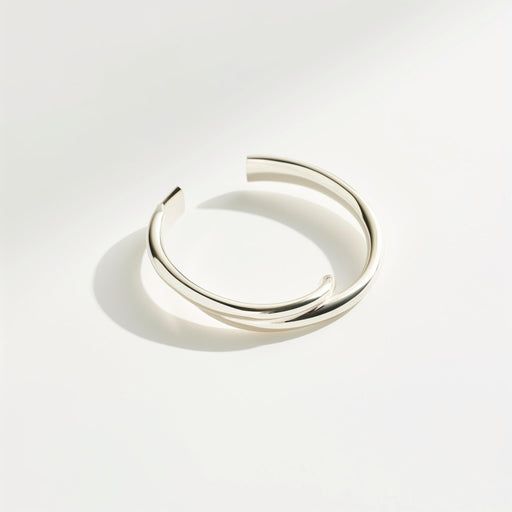 Silver cuff bracelet