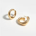 Gold hoop earrings