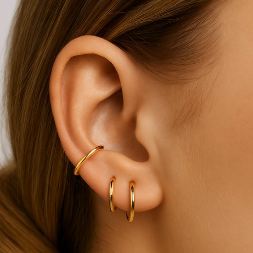 925 Sterling Silver Classic Hinged Segment Clicker Ring - Monster Piercing