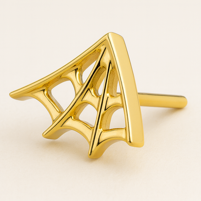 G23 Grade Titanium Spider Web Threadless Top