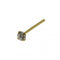 9K Gold CZ Jewelled Straight Nose Stud