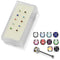 925 Sterling Silver 10pcs CZ Jewelled Nose Bone Box