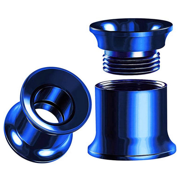 Single Flared Flesh Tunnel 1.6 - 25 mm made of 316L surgical Single Flared Flesh Tunnel 1.6 - 25 mm made of 316L surgical