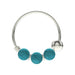 925 Sterling Silver Turquoise Bead Nose Hoop Ring - Monster Piercing