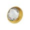 316L Surgical Steel Flat CZ Stone Gold Anodised Dermal Anchor Top