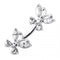 925 Sterling Silver Jewelled Butterflies Spinal Belly Ring