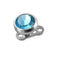 G23 Titanium Jewelled Top Dermal Anchor