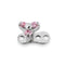 G23 Titanium Zircon Jewelled Micro Dermal Anchor Top