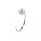 925 Sterling Silver Jewelled Flower Set Open Hoop Nose Ring