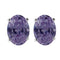 925 Sterling Silver Single Jewelled Fancy Ear Stud