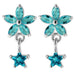 Jewelled Flower Filigree with Star Ear Ring - Monster Piercing