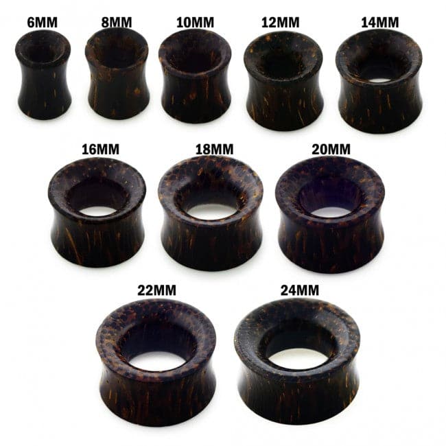 Tunnels D'oreille En Bois TBOSEN - Crâne Antiquaire - Taille 8mm à 25mm - Lot De 2 Ou 4 Pièces - Confortable - 8
