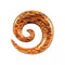 Organic Coco Wood Spiral Ear Expander