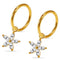 925 Sterling Silver Pentas Drop Hinged Clickers