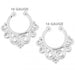 316L Surgical Steel Floral Waves Clip-On Septum Ring United Kingdom