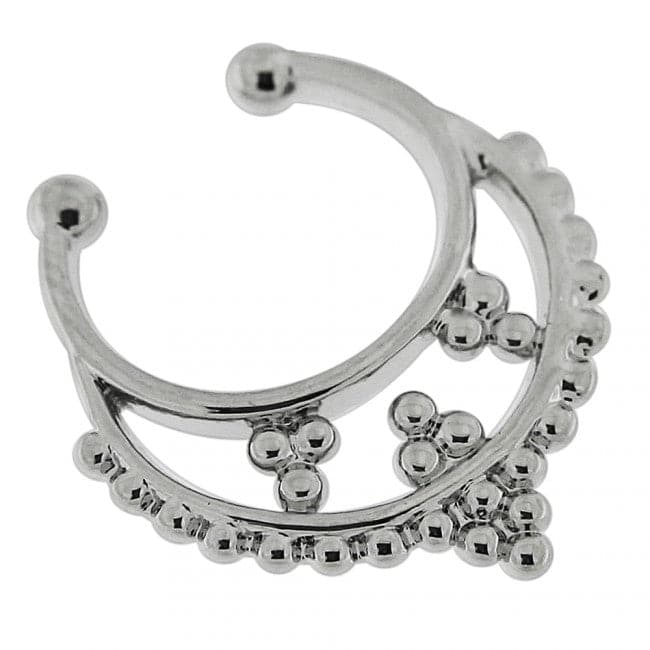 Tribal Crescent Clip-On Septum Ring United Kingdom