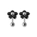 925 Sterling Silver Jewelled Daisy Ear Stud - Monster Piercing