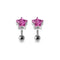 925 Sterling Silver Star Jewelled Ear Stud
