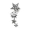 316L Surgical Steel Multiple Sparkling Stars Cartilage Ear Stud