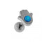 316L Surgical Steel Hamsa with Opal Stone Cartilage Ear Stud