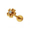 316L Surgical Steel Cartilage Flower Ear Stud