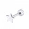 316L Surgical Steel Plain Star Ear Stud