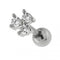 316L Surgical Steel Fancy Jeweled Ear Stud