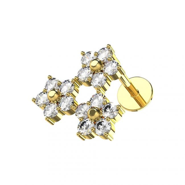 Stud Earrings Cartilage Ear Piercing Price Diamond Moon Helix